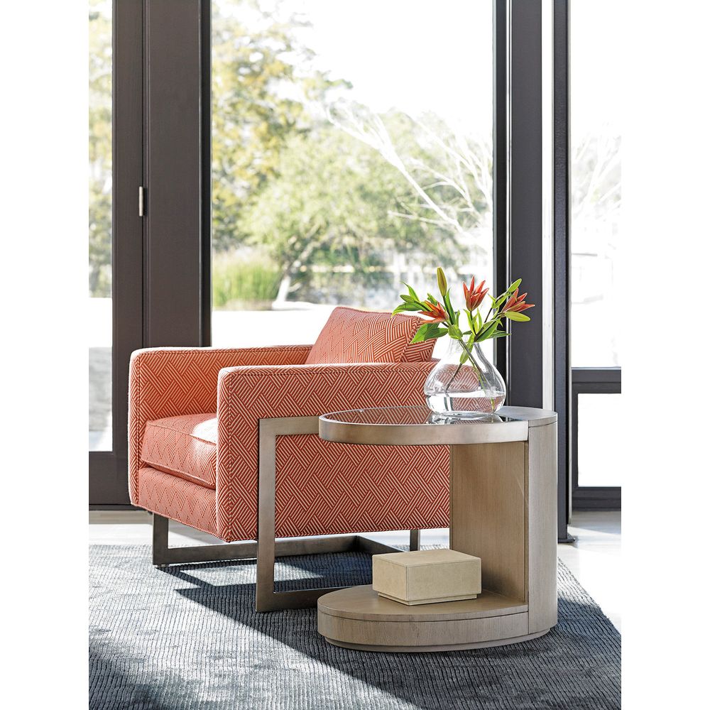 Side Tables Highball Oval End Table - Shadow Mist