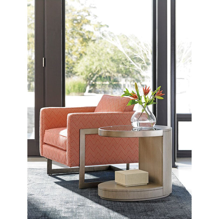 Side Tables Highball Oval End Table - Shadow Mist