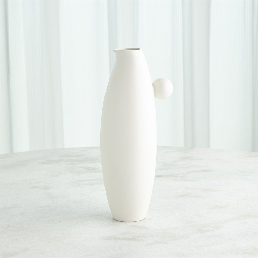 Ball Handled Ice Bucket-White