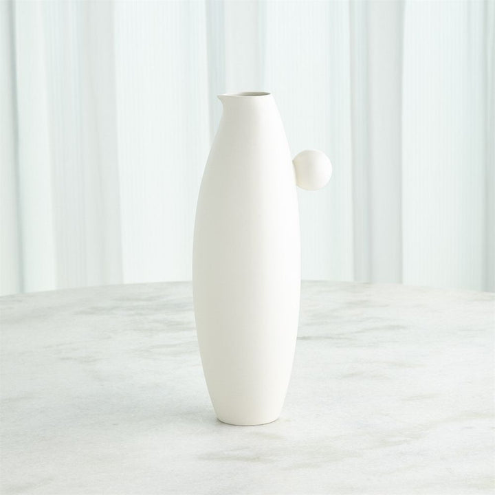 Ball Handled Ice Bucket-White