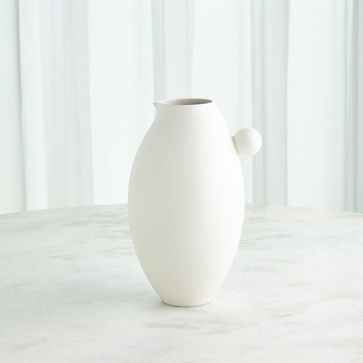 Ball Handled Ice Bucket-White