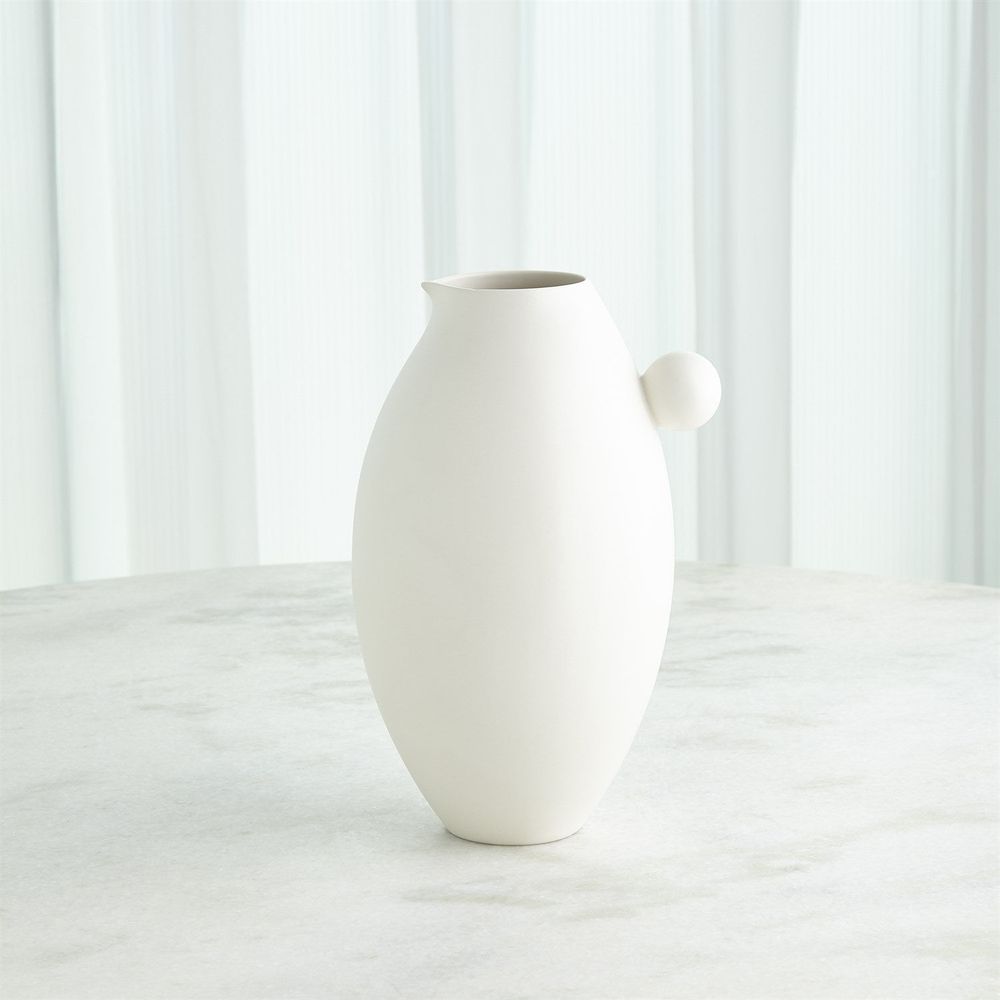 Ball Handled Ice Bucket-White