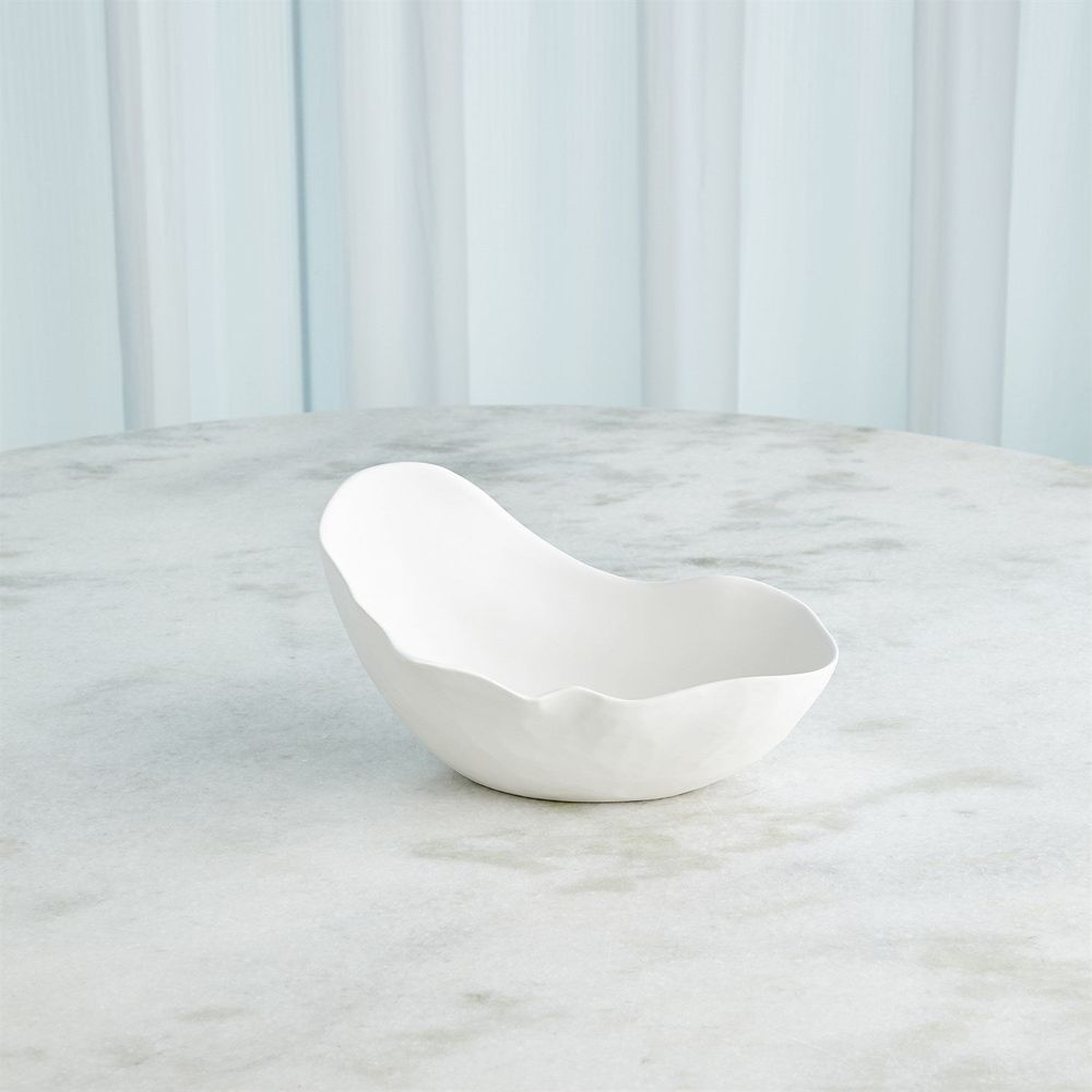 Bowls Horn Bowl-Matte White-Sm