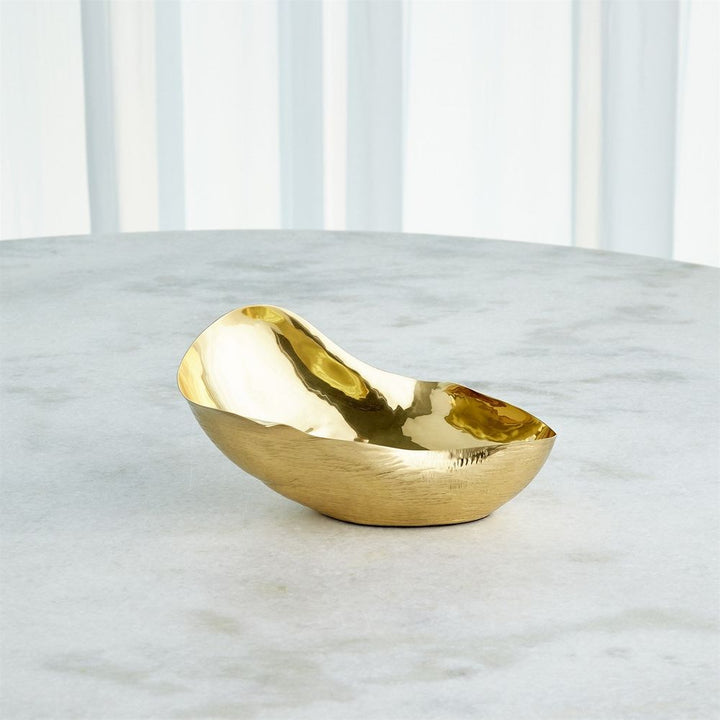 Free Form Bowl-Brass-Lg