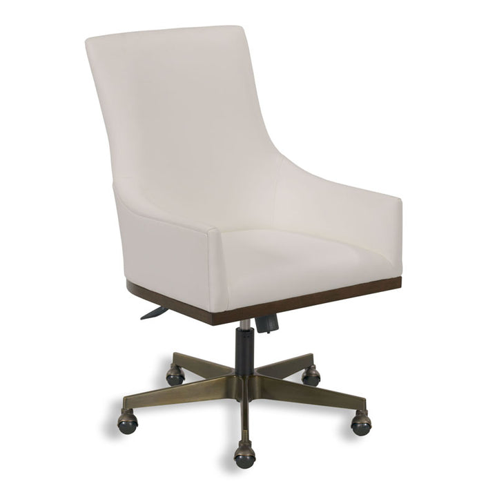 Dinah Desk Chair-Woodbridge Furniture-WOODB-7307-13-B-Task ChairsBrass-1-France and Son