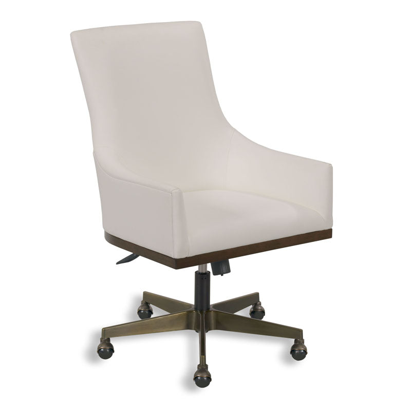 Dinah Desk Chair-Woodbridge Furniture-WOODB-7307-13-B-Task ChairsBrass-1-France and Son