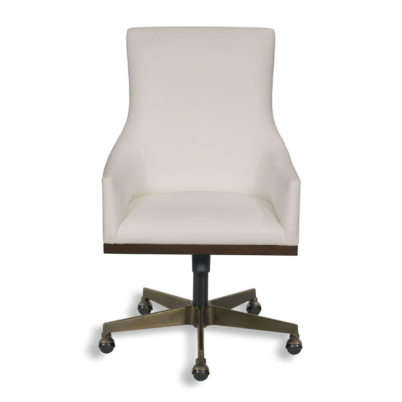 Dinah Desk Chair-Woodbridge Furniture-WOODB-7307-13-N-Task ChairsNickel-3-France and Son