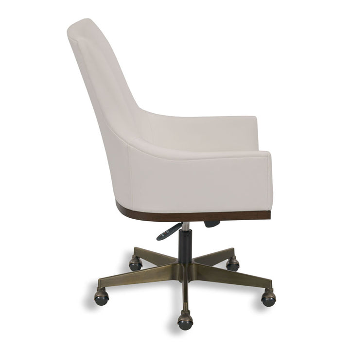 Dinah Desk Chair-Woodbridge Furniture-WOODB-7307-13-N-Task ChairsNickel-4-France and Son