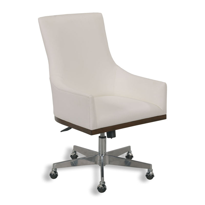 Dinah Desk Chair-Woodbridge Furniture-WOODB-7307-13-N-Task ChairsNickel-5-France and Son