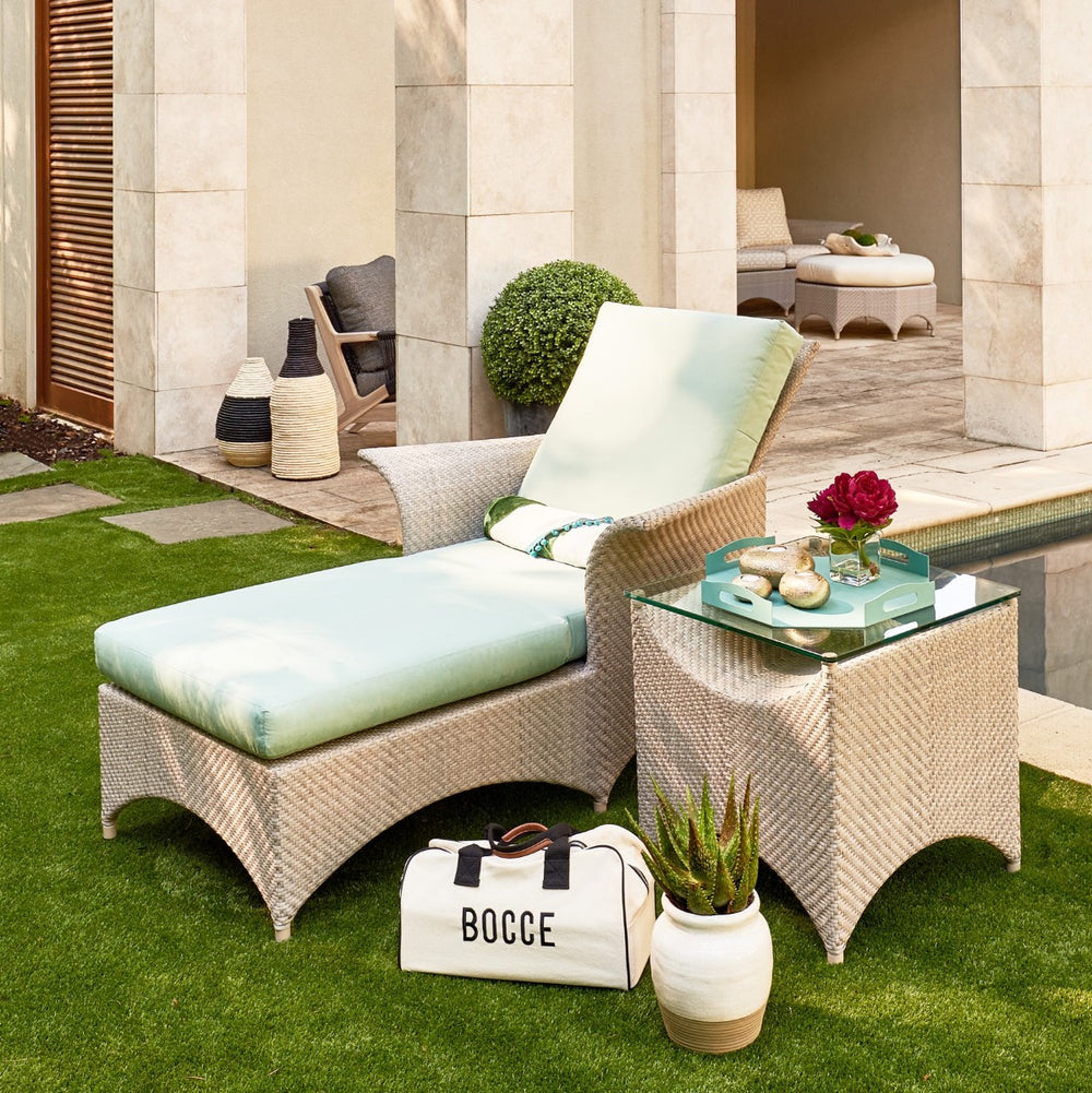Saint Lucia Side Table-Woodbridge Furniture-WOODB-O-1273-71-Outdoor Side Tables-2-France and Son