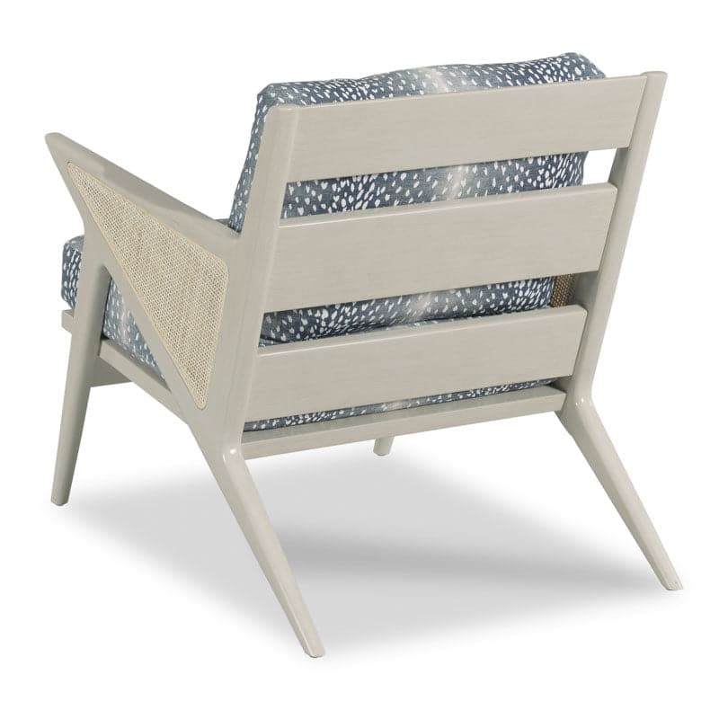 Erik Lounge Chair-Woodbridge Furniture-WOODB-7318-62-Lounge ChairsNavy Fabric-4-France and Son