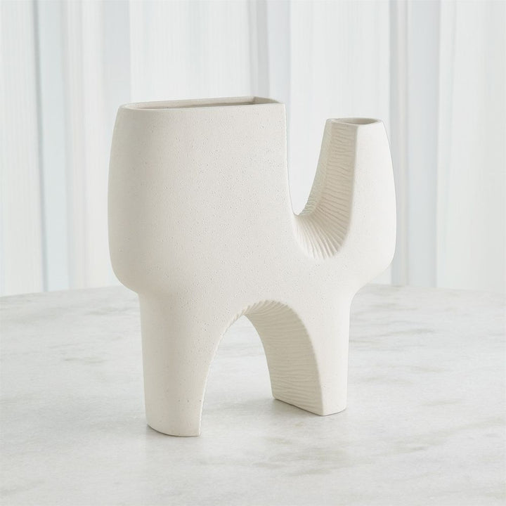 Cassel Vase-Matte White-Med