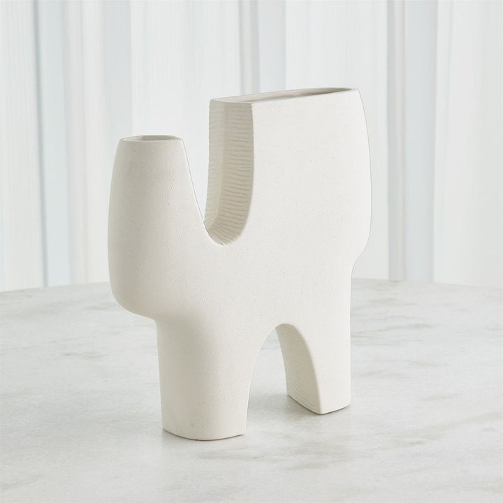 Cassel Vase-Matte White-Med