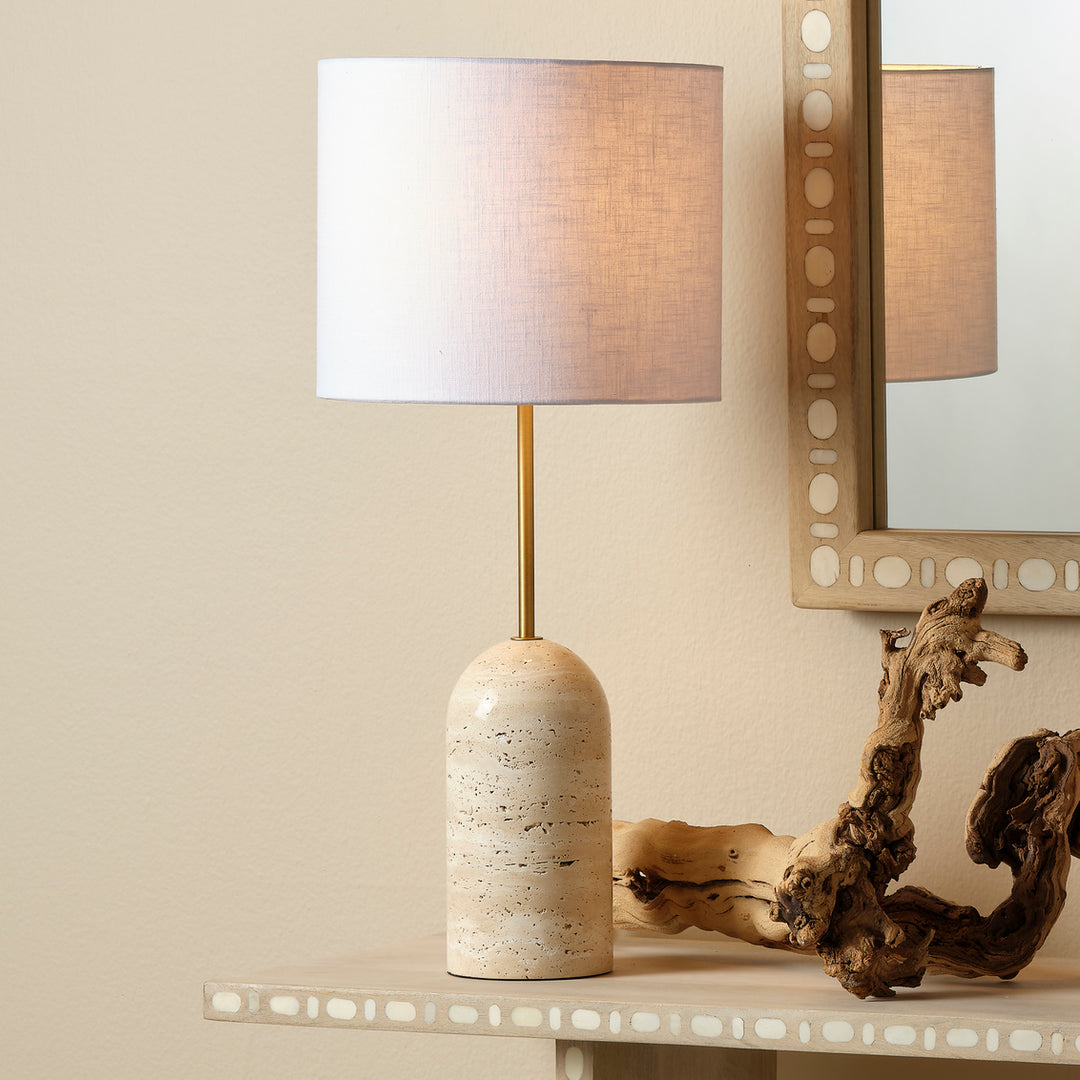 Holt Table Lamp in Travertine-Jamie Young-JAMIEYO-9HOLTTLNATRA-Table Lamps-3-France and Son