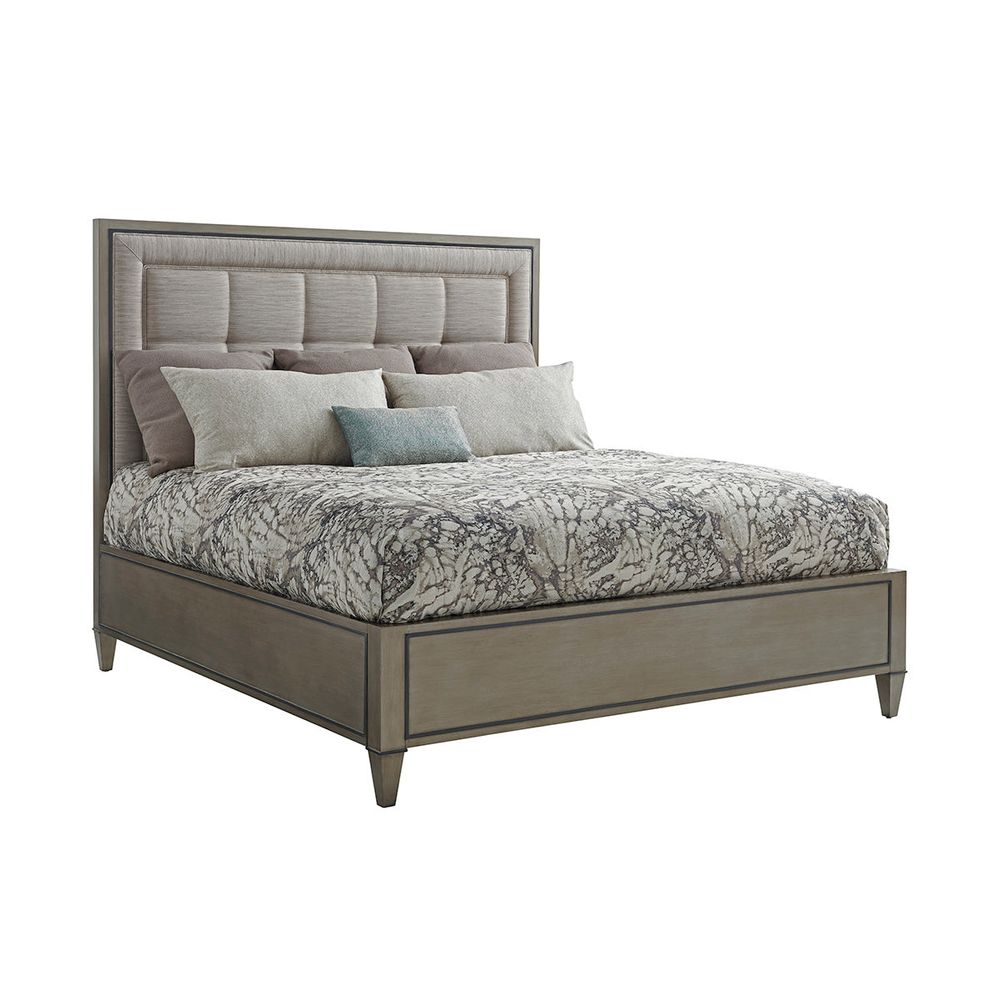 Beds St. Tropez Upholstered Panel Bed 6/0 California King - Platinum