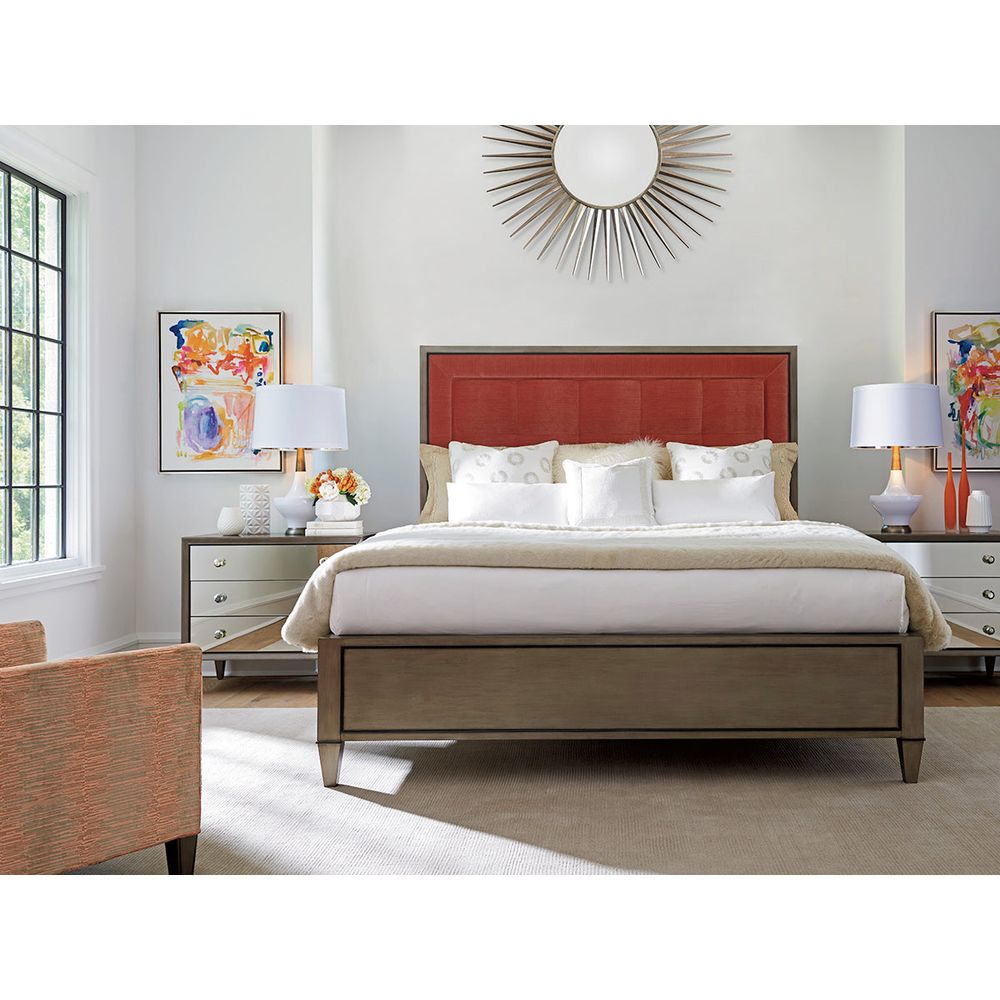 Nightstands Divonne Mirrored Nightstand - Platinum