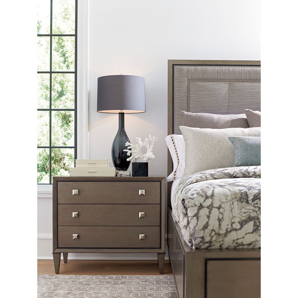 Nightstands Paloma Nightstand - Platinum