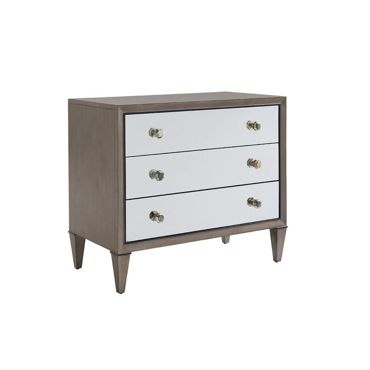 Nightstands Divonne Mirrored Nightstand - Platinum