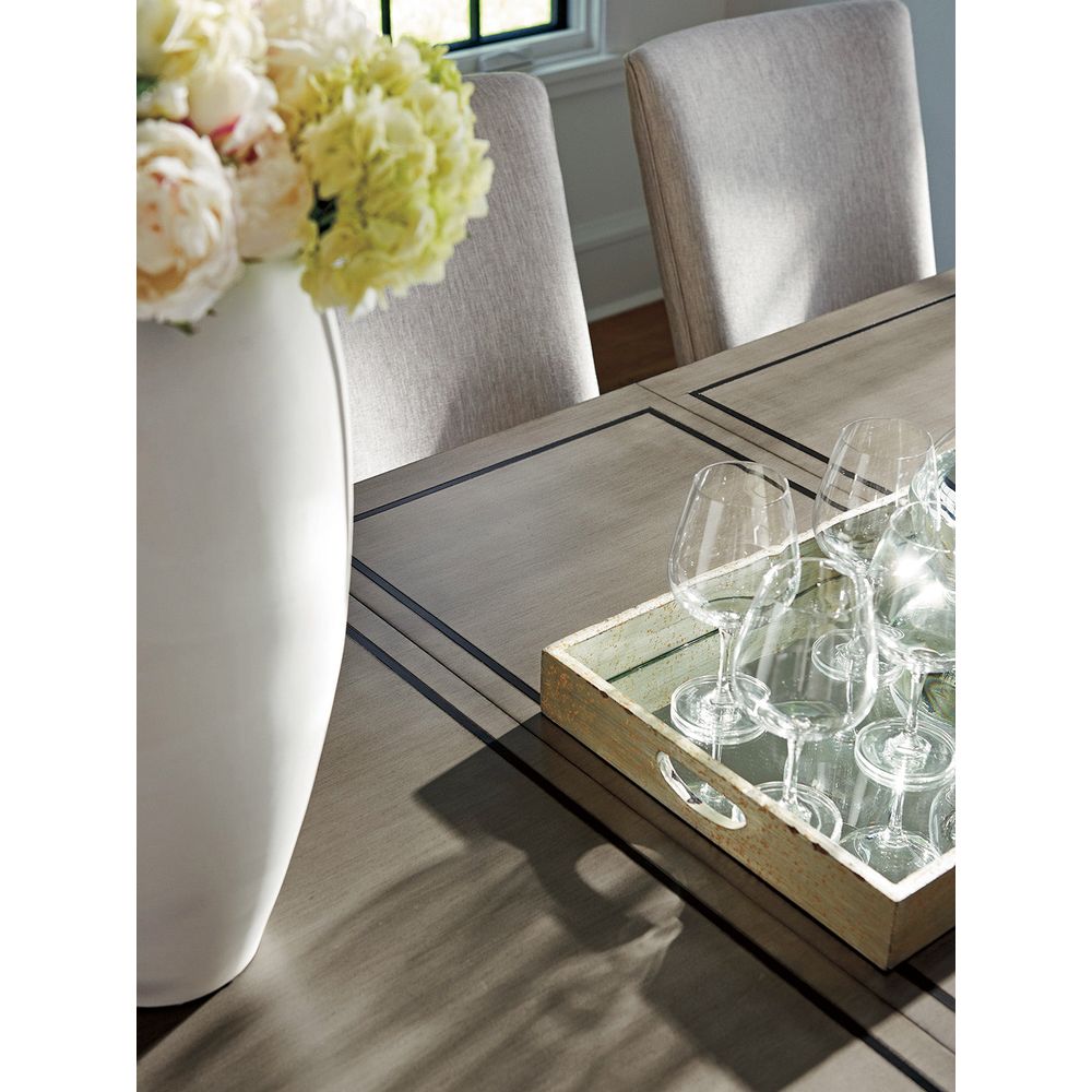 Chateau Rectangular Dining Table - Platinum