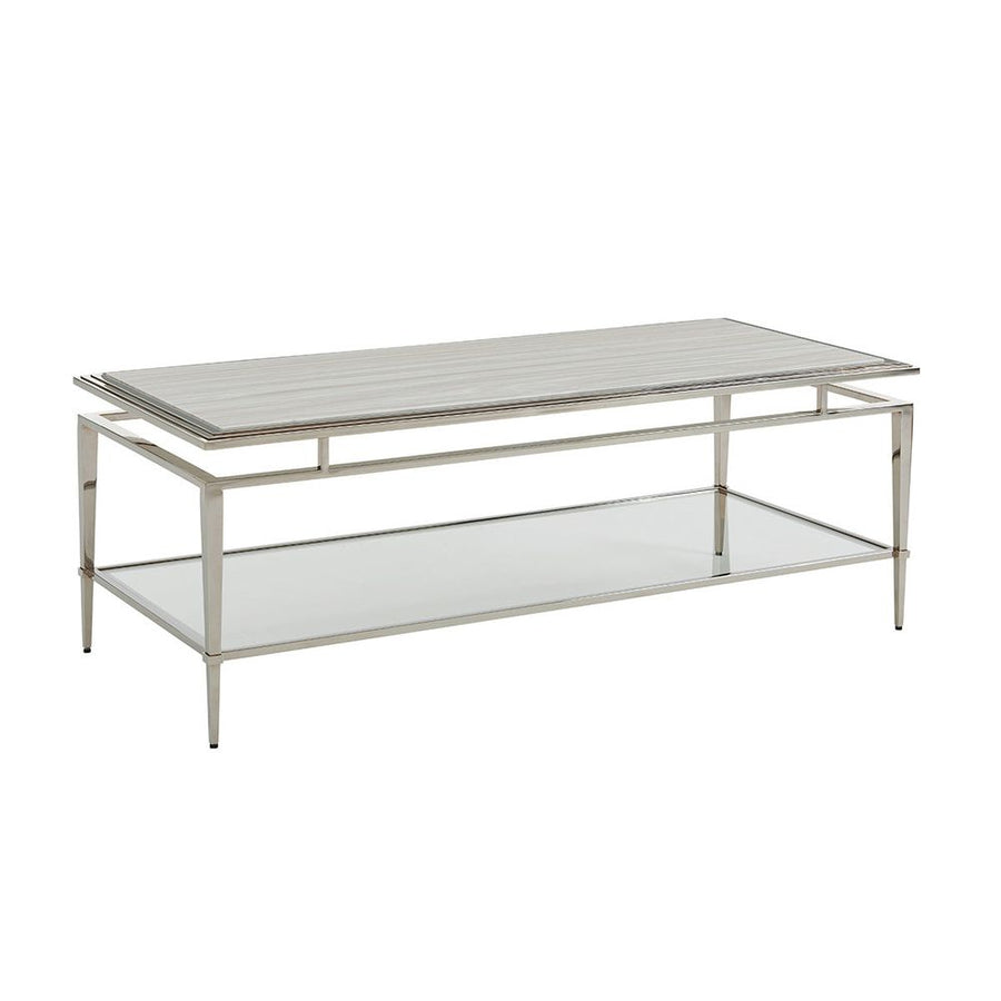 Coffee Tables Athene Stainless Cocktail Table - Platinum
