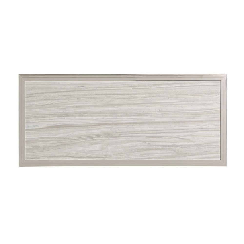 Coffee Tables Athene Stainless Cocktail Table - Platinum