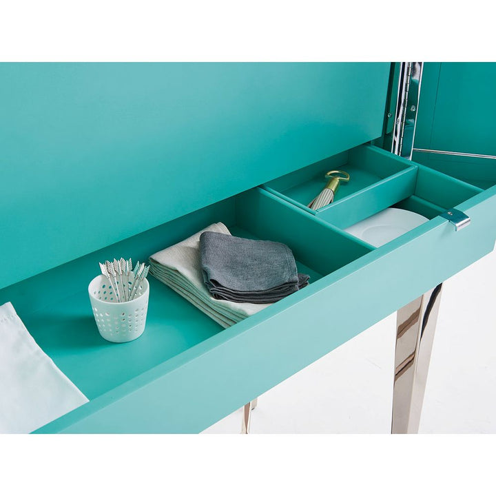 Cheval Bar Cabinet - Platinum