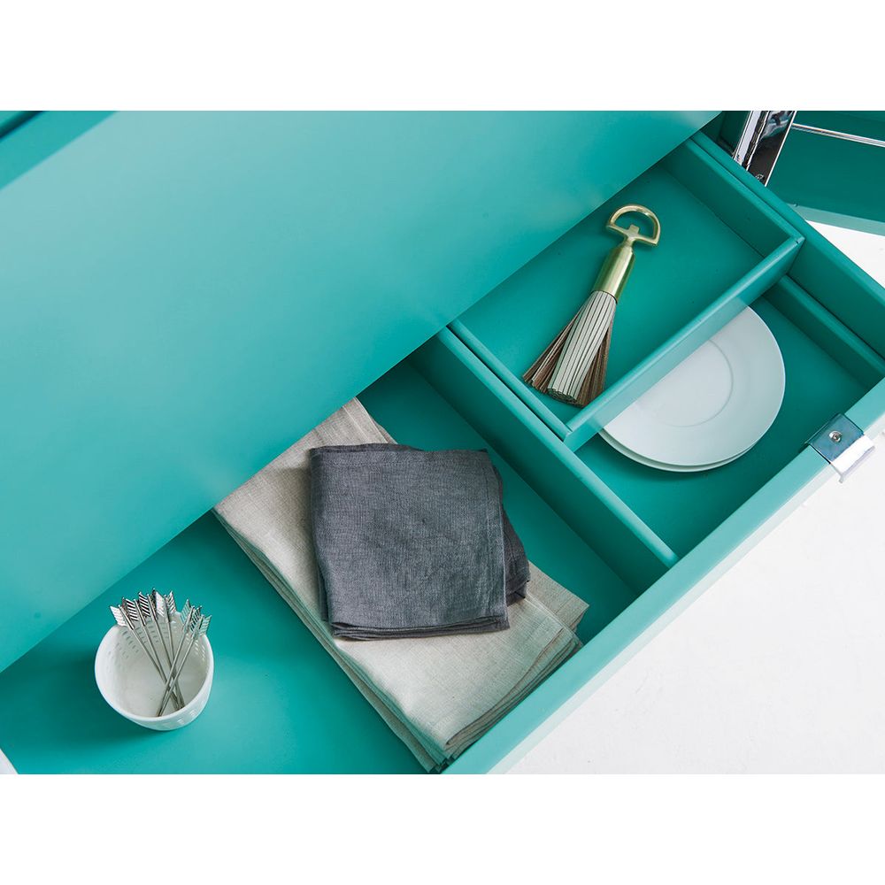 Cheval Bar Cabinet - Platinum