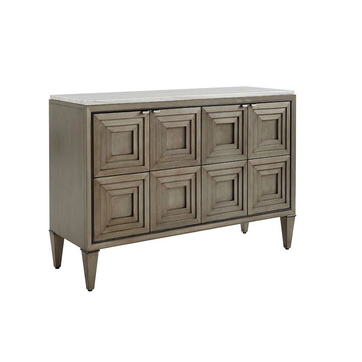 Cabinets & Curios Domaine Hall Chest - Platinum