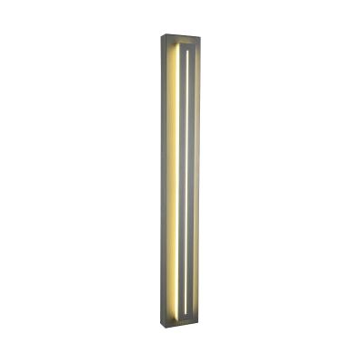 Avenue Outdoor The Bel Air Collection Silverled Wall Sconce Silver LED