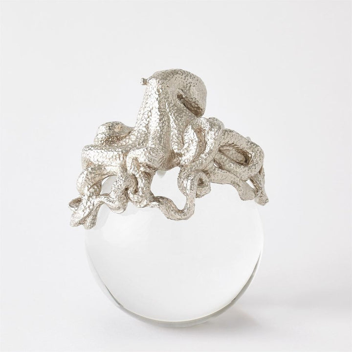Octopus on Orb-Brass