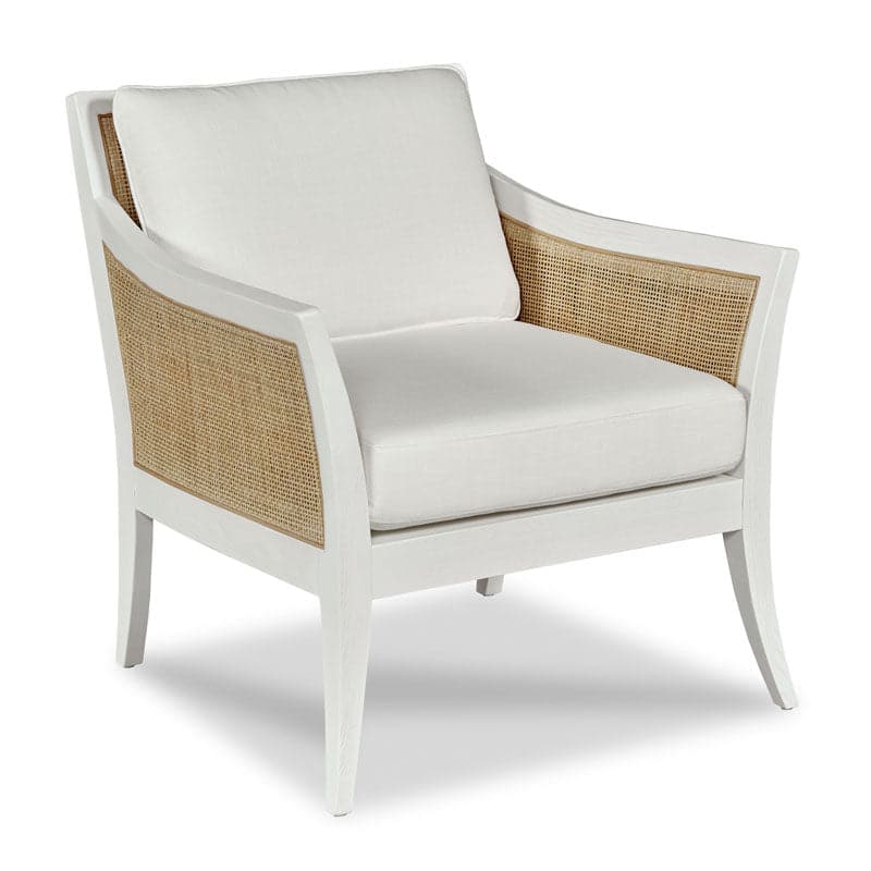 Kiawah Lounge Chair-Woodbridge Furniture-WOODB-7336-68-Lounge ChairsAlabaster Finish-3-France and Son