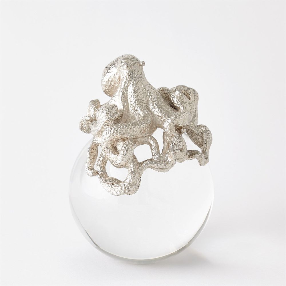 Octopus on Orb-Brass