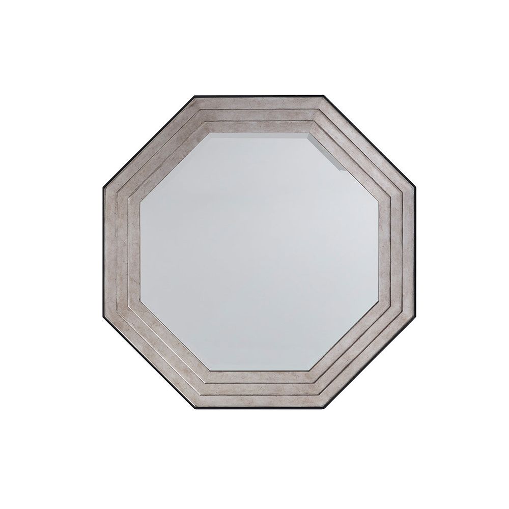 Mirrors Latour Octagonal Mirror - Silver Leaf