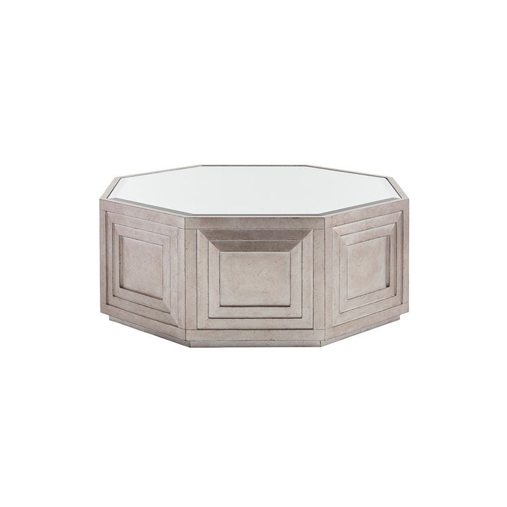 Coffee Tables Rochelle Octagonal Cocktail Table - Silver Leaf