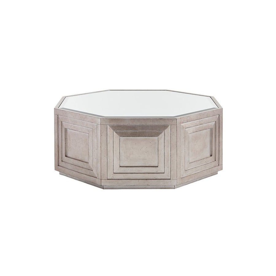 Coffee Tables Rochelle Octagonal Cocktail Table - Silver Leaf