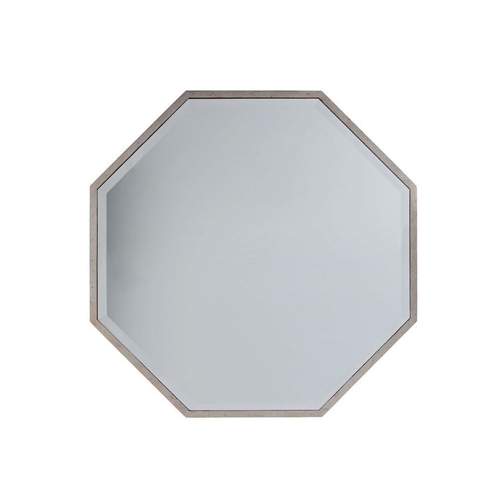 Rochelle Octagonal Cocktail Table - Silver Leaf