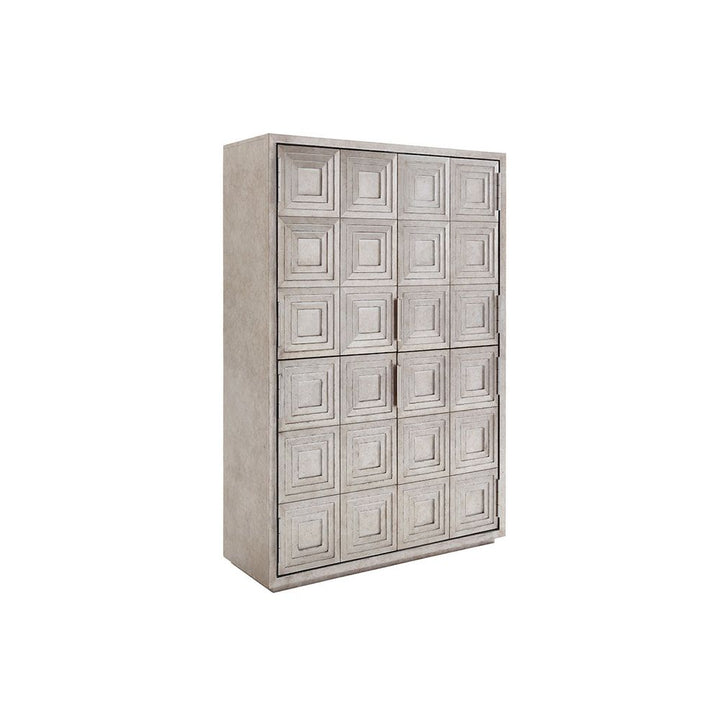 Cabinets & Curios Sanremo Cabinet - Silver Leaf