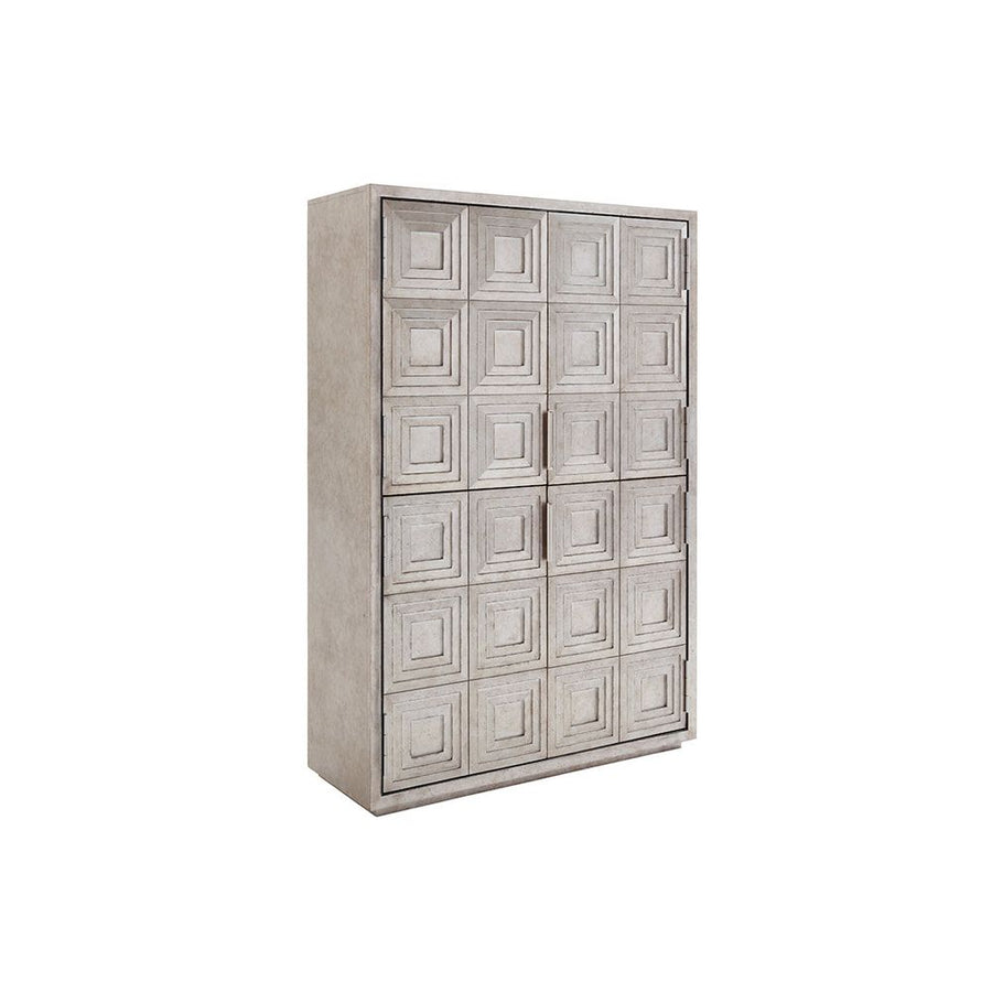 Cabinets & Curios Sanremo Cabinet - Silver Leaf