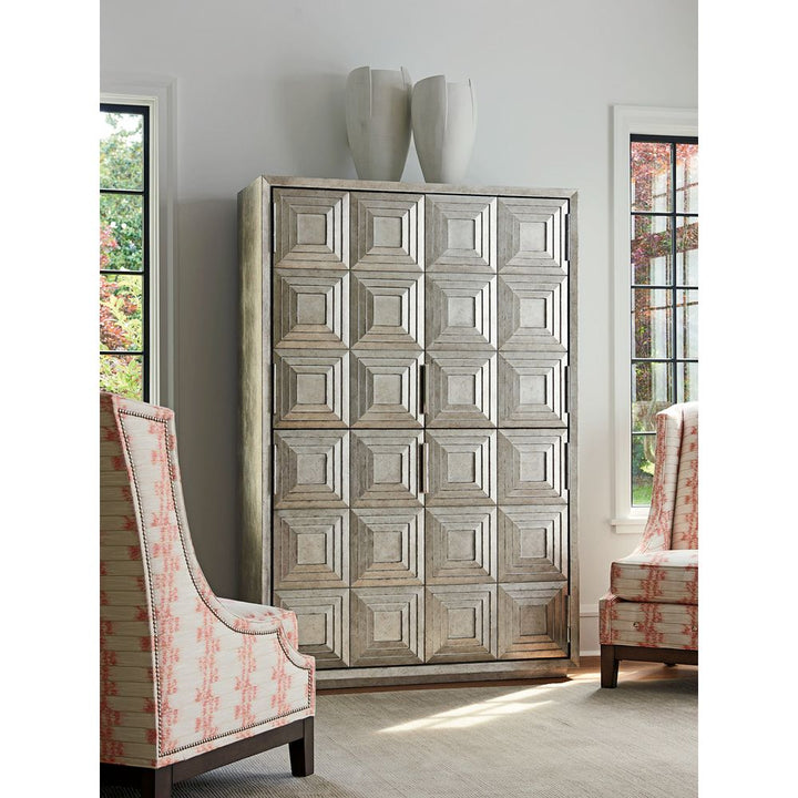 Sanremo Cabinet - Silver Leaf