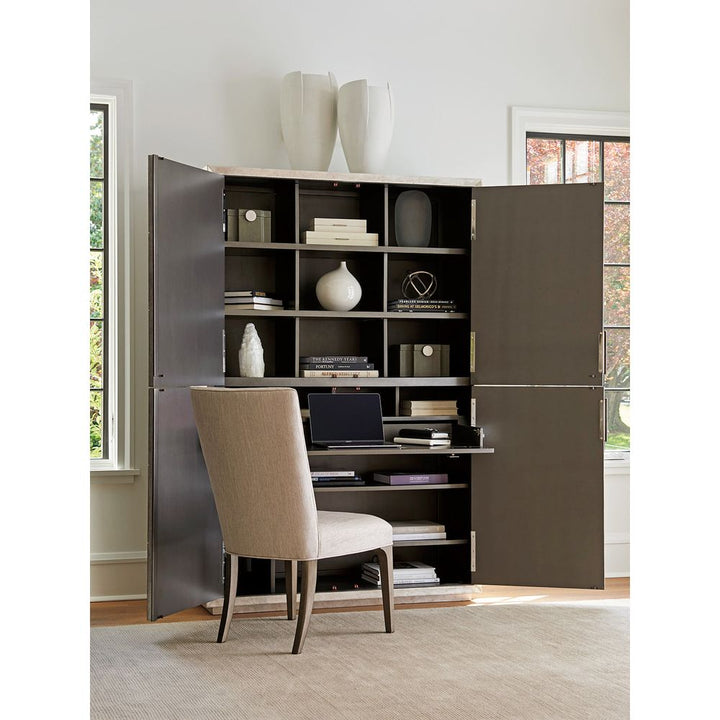 Cabinets & Curios Sanremo Cabinet - Silver Leaf
