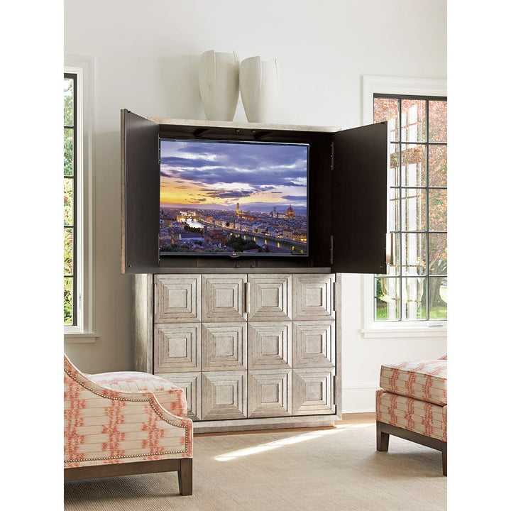 Sanremo Cabinet - Silver Leaf