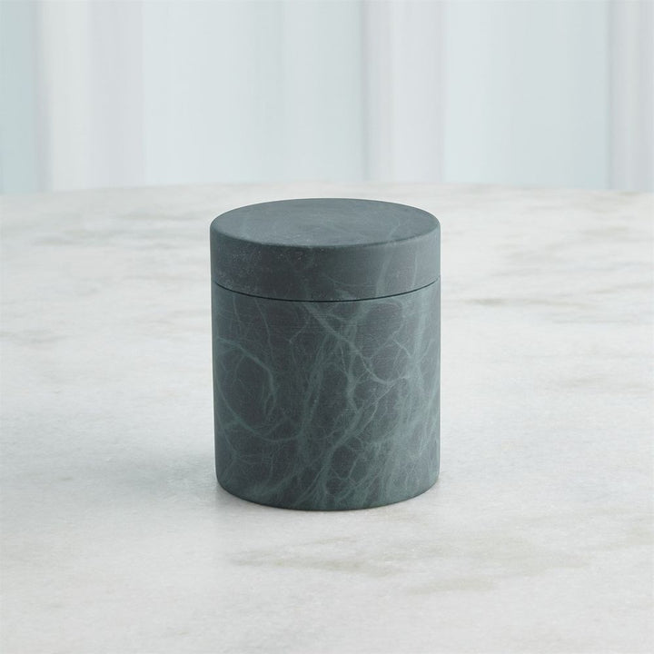 Boxes Cilindro Alabaster Box-Black/Green-Med