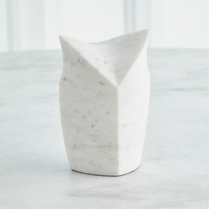 Decorative Objects Standing Owl-White