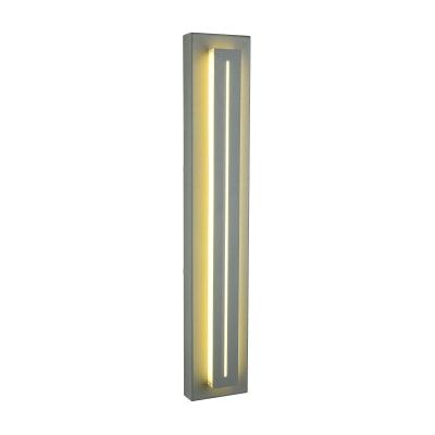 Avenue Outdoor The Bel Air Collection Silver Led Wall Sconce Silver LED