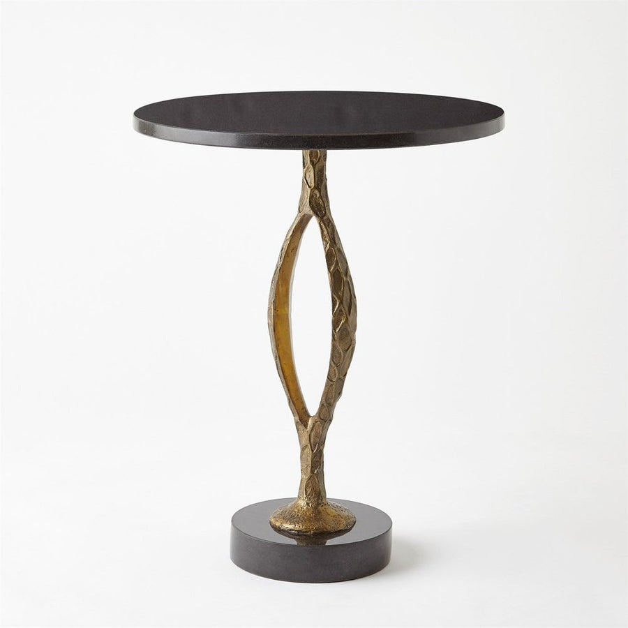 Side Tables Pod Accent Table-Antique Gold