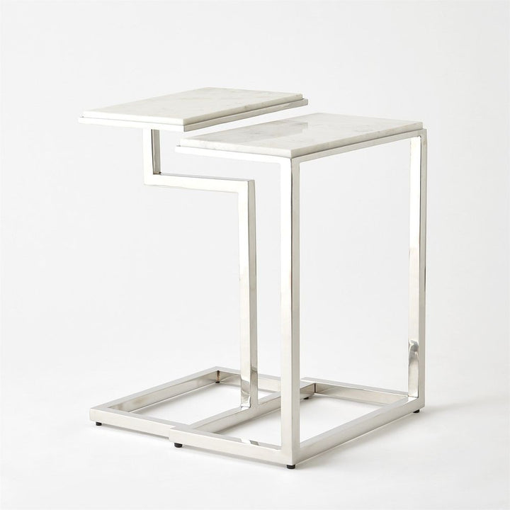 Side Tables S/2 C-Nesting Tables-Nickel