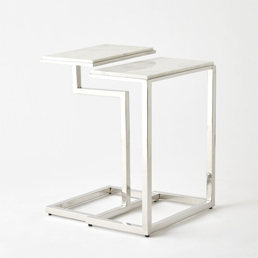 Side Tables S/2 C-Nesting Tables-Nickel