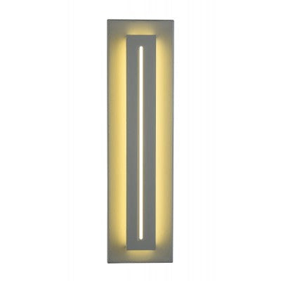 Avenue Outdoor The Bel Air Collection Silver Led Wall Sconce Silver LED