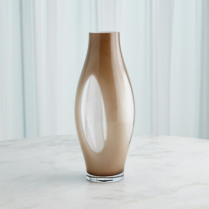 Fly Through Vase-Topaz-Lg