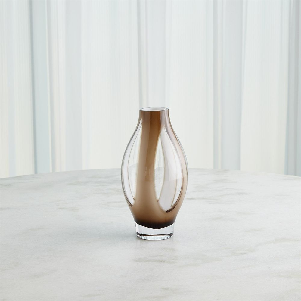 Fly Through Vase-Topaz-Lg